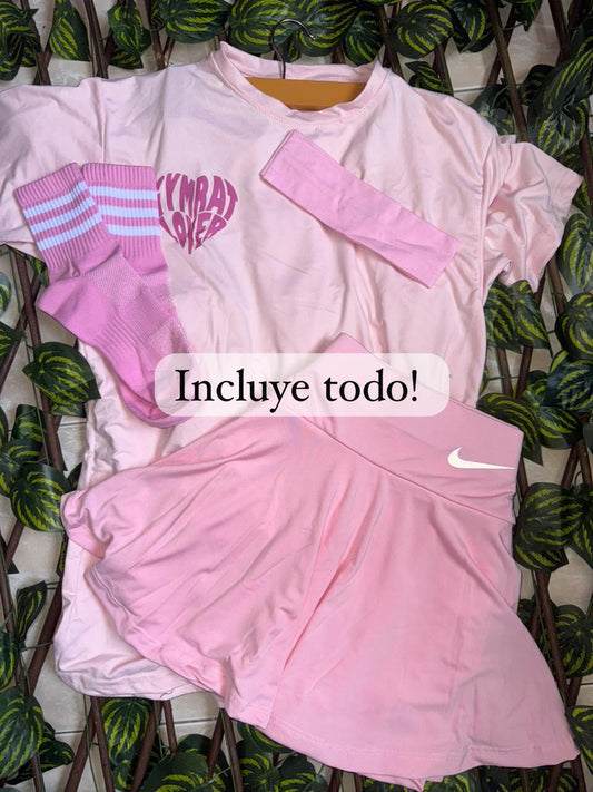 Sets 4 piezas con falda